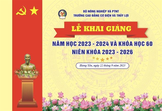 Lễ Khai giảng năm 2023-2024 và khóa học 60 niên khóa 2023-2026