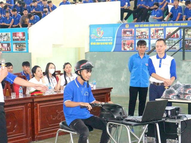 Văn hóa an toàn giao thông – Hành trang vững bước cho học sinh, sinh viên Trường Cao đẳng Cơ điện và Thủy lợi