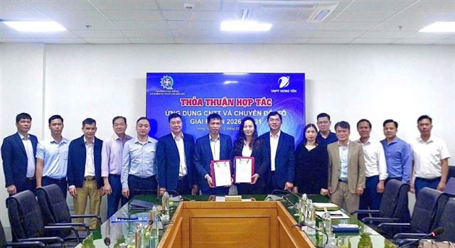 Đột phá chuyển đổi số: Trường Cao đẳng Cơ điện và Thủy lợi Bắc Bộ hợp tác toàn diện với VNPT Hưng Yên