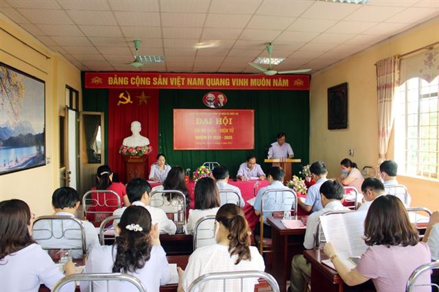 Đại hội chi bộ nhiệm kỳ 2022-2025