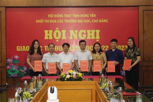Hội nghị giao ước thi đua năm học 2022-2023