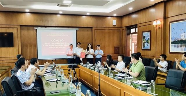 Bổ nhiệm lại chức danh Phó Hiệu trưởng nhà trường, nhiệm kỳ 2022-2027