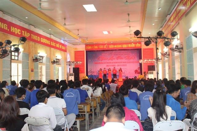 Chương trình Giao lưu văn nghệ chào mừng kỷ niệm 40 năm ngày Nhà giáo Việt Nam (20/11/1982-20/11/2022)