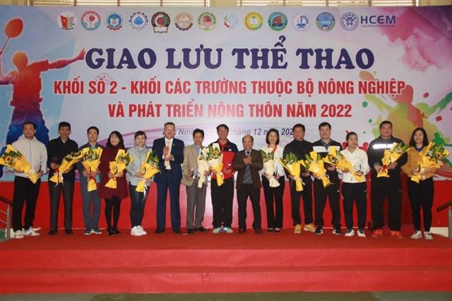 Giao hữu thể thao khối số 2 các trường trực thuộc Bộ Nông nghiệp và PTNT