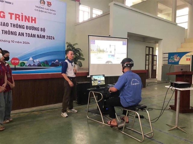 Chương trình Tuyên truyền, phổ biến luật ATGT và tập huấn kỹ năng tham gia giao thông an toàn cho ĐVTN năm 2024  