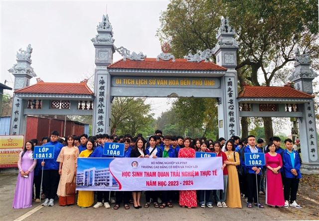 Chương trình học tập, tham quan trải nghiệm thực tế cho HS trung cấp nghề kết hợp với học CT Văn hóa THPT năm 2024