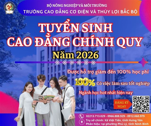 Thông báo Tuyển sinh 2026